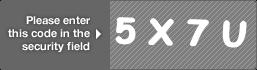 captcha code for visual authentication  number 5 letter X number 7 letter U