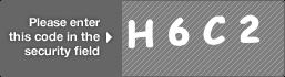 captcha code for visual authentication  letter H number 6 letter C number 2
