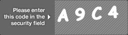 captcha code for visual authentication  letter A number 9 letter C number 4
