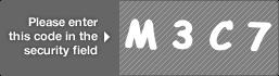 captcha code for visual authentication  letter M number 3 letter C number 7