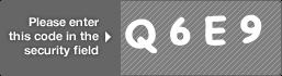 captcha code for visual authentication  letter Q number 6 letter E number 9