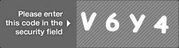 captcha code for visual authentication  letter V number 6 letter Y number 4