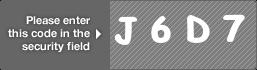 captcha code for visual authentication  letter J number 6 letter D number 7