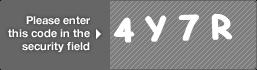 captcha code for visual authentication  number 4 letter Y number 7 letter R