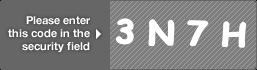 captcha code for visual authentication  number 3 letter N number 7 letter H