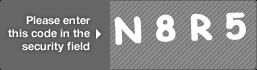 captcha code for visual authentication  letter N number 8 letter R number 5