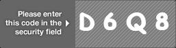 captcha code for visual authentication  letter D number 6 letter Q number 8
