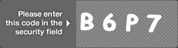 captcha code for visual authentication  letter B number 6 letter P number 7