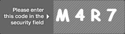 captcha code for visual authentication  letter M number 4 letter R number 7