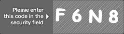 captcha code for visual authentication  letter F number 6 letter N number 8