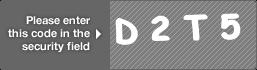 captcha code for visual authentication  letter D number 2 letter T number 5